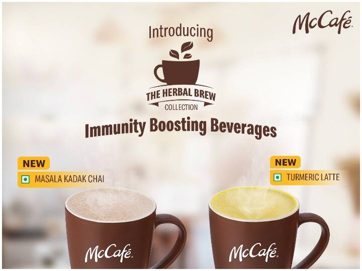 McDonald's India Brings Immunity Boosting Drinks, 'Turmeric Latte' & Masala Kadak Chai On The Menu McDonald's India Brings Immunity Boosting Drinks, 'Turmeric Latte' & Masala Kadak Chai On The Menu