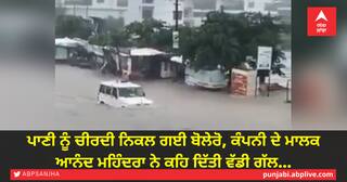 ਪਾਣੀ ਨੂੰ ਚੀਰਦੀ ਨਿਕਲ ਗਈ ਬੋਲੇਰੋ, ਕੰਪਨੀ ਦੇ ਮਾਲਕ ਆਨੰਦ ਮਹਿੰਦਰਾ ਨੇ ਕਹਿ ਦਿੱਤੀ ਵੱਡੀ ਗੱਲ...