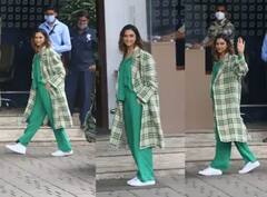 Deepika Padukone Airport Look: ਗ੍ਰੀਨ ਆਊਟਫਿੱਟ 'ਚ ਮੁੰਬਈ ਏਅਰ ਪੋਰਟ 'ਤੇ ਸਪਾਟ ਹੋਈ ਦੀਪਿਕਾ ਪਾਦੁਕੋਣ, ਵੇਖੋ ਸ਼ਾਨਦਾਰ ਤਸਵੀਰਾਂ