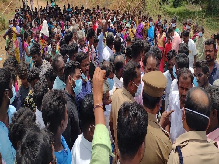 கடலூர் அருகே குப்பை கிடங்கு அமைக்க எதிர்ப்பு- பேச்சுவார்த்தைக்கு வந்த அதிகாரிகள் முற்றுகை...!