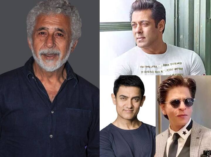 Naseeruddin Shah has spoken about Shah Rukh Khan, Aamir Khan and Salman Khan and how they stand to lose a lot by speaking up on socio-political issue किसी भी अहम मुद्दे पर बोलने से क्यों कतराते हैं बॉलीवुड के किंग Shahrukh, Aamir और सलमान खान? Naseeruddin Shah ने बताई वजह