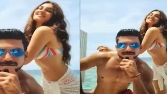 Shiny Doshi & husband Lavesh Khairajani enjoying Honeymoon in Maldives