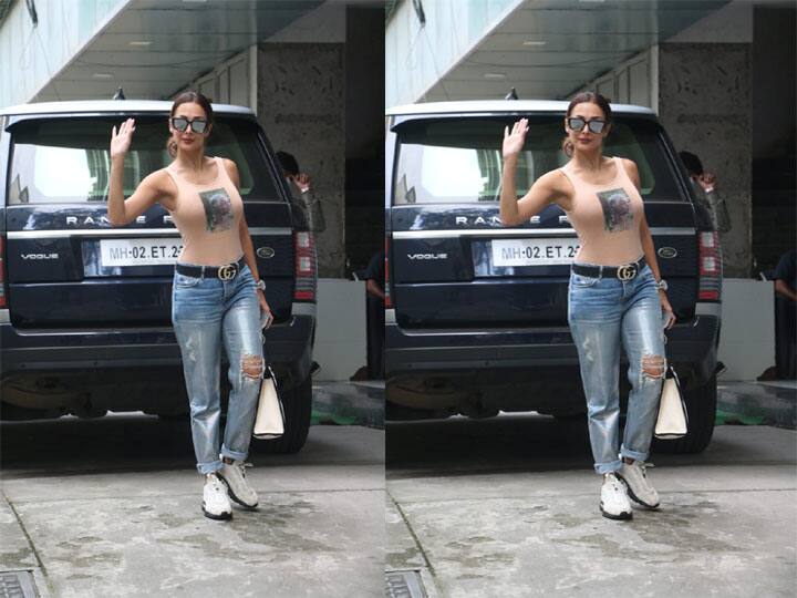 एक दिन पहले एयरपोर्ट पर बुझी बुझी सी नजर आईं मलाइका अरोड़ा फॉर्म में लौट आई हैं. यकीन न हो तो ये तस्वीरें देख लीजिए. आज जब मलाइका घर से निकलीं तो उनकी अदाओं का जादू एक बार फिर चल गया.