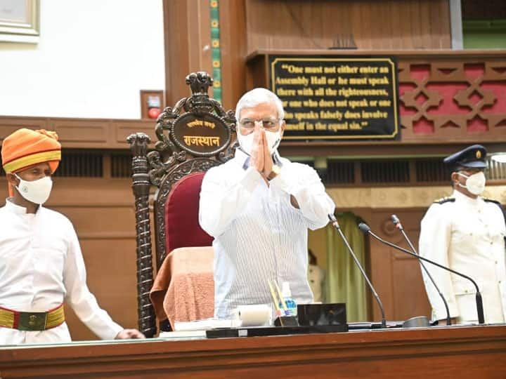 Speaker CP Joshi angry with the behavior of a member of the ruling party adjourned the sitting of the house indefinitely ann Rajasthan Monsoon Session: सत्ता पक्ष के सदस्य के बर्ताव से गुस्साए स्पीकर सीपी जोशी, सदन की बैठक अनिश्चितकाल के लिए की स्थगित