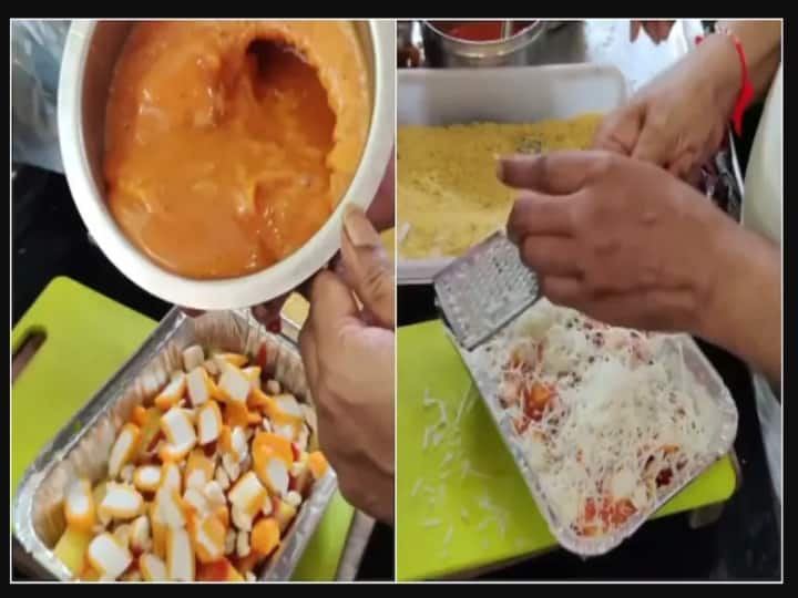 மாங்காய், ஐஸ்கிரீம் வைத்து டாபேலி சாட் - வைரல் வீடியோ ! Vadodra street food shop sells mango and Ice cream Dabeli chat which goes viral in Instagram மாங்காய், ஐஸ்கிரீம் வைத்து டாபேலி சாட் - வைரல் வீடியோ !