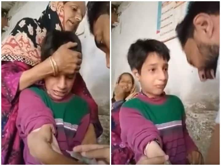 Viral Video: इंजेक्शन लगवाते वक्त बच्चे का रिएक्शन सोशल मीडिया पर वायरल, देखे ये मजेदार वीडियो
