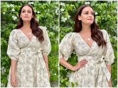 Dia Mirza ने सिंपल ड्रेस में तस्वीर को शेयर कर लिखा- 'मम्मा ऐट वर्क', यूजर्स ने दिया ये रिएक्शन
