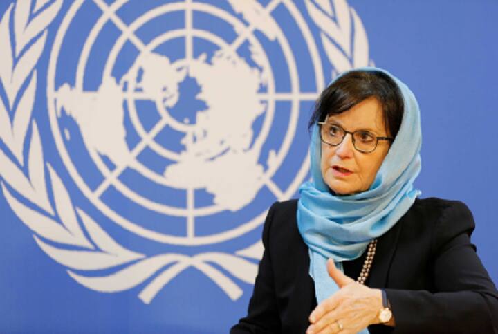 UN Envoy Arrives In Kabul Deborah Lyons Siraj Haqqani Meet Taliban Officials In Doha: Report UN Envoy Arrives In Kabul After Meeting Taliban Officials In Doha: Report