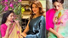 Nusrat Jahan Saree Look: শাড়ি লুকে মায়াবী অভিনেত্রী নুসরত জাহান