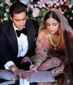 नवाज शरीफ के नाती जुनैद सफदर की शादी की तस्वीरें हुईं वायरल, पत्नी ने पहना था तीन करोड़ का लहंगा