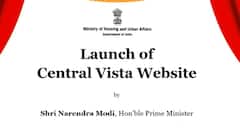 PM Modi launches Central Vista website