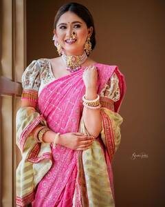 In Pics | नाकात नथ अन् मराठमोठा साज...!  गौतमी देशपांडेचा थाट पाहून व्हाल थक्क