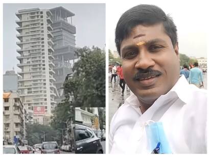 Tiktok celebrity GP Muthu visits Mukesh Ambanis Mumbai home அம்பானி வீட்டில் ஜி.பி.முத்து... ஆச்சரியத்தில் திகைத்துப் போன தருணம்!