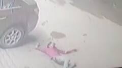 રાજકોટના ખોડિયાર ઇન્ડસ્ટ્રીયલ વિસ્તારમાં યુવક કાર સાથે અથડાતા મોત, સમગ્ર ઘટના સીસીટીવીમાં કેદ