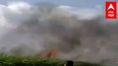 Karnataka : 50 एकरावरील ऊस आगीत खाक, सात शेतकऱ्यांचं एक कोटींहून अधिक रुपयांचं नुकसान