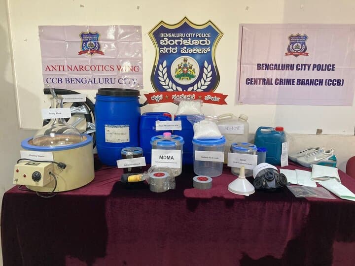 Karnataka Police Discovers Narcotics Factory In Bengaluru, Seizes Rs 2 Crore Worth Synthetic Drugs