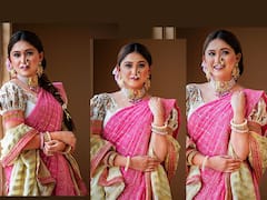 In Pics | नाकात नथ अन् मराठमोठा साज...!  गौतमी देशपांडेचा थाट पाहून व्हाल थक्क