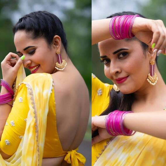 Anasuya Photos: చీరలో అనసూయ అందాలు.. మరింత హాట్ గా తయారవుతోన్న రంగమ్మత్త.. Anasuya Photos: చీరలో అనసూయ అందాలు.. మరింత హాట్ గా తయారవుతోన్న రంగమ్మత్త..