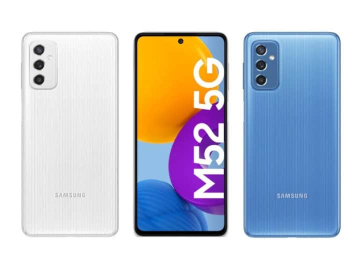 Samsung Galaxy M52 5G smartphone is getting a discount of up to Rs 5000 know the new price and specifications Discount Offer: Samsung का ये लेटेस्ट 5G स्मार्टफोन मिल रहा 5 हजार रुपये तक सस्ता, इस दिन तक वैलिड है ऑफर