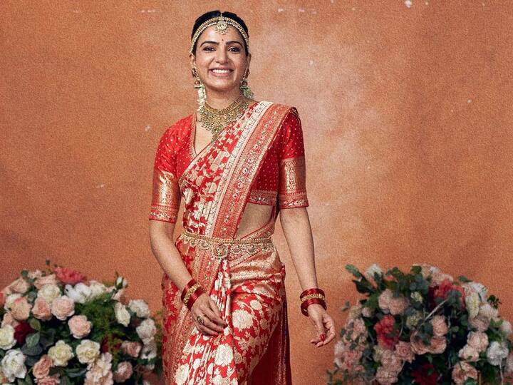 (Photo Courtesy: Instagram) ఇందులో సమంత పెళ్లి కూతురి గెటప్ లో దర్శనమిచ్చింది.