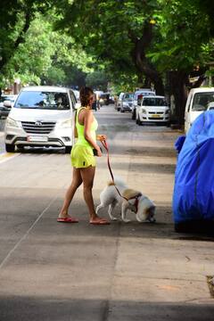 IN PICS | Malaika Arora Makes Heads Turn In A Neon Outfit