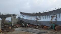 Mumbai Flyover Collapsed: মুম্বইয়ে হুড়মুড়িয়ে ভেঙে পড়ল নির্মীয়মাণ উড়ালপুল, জখম ১৪ | Bangla News