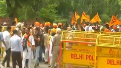 Akali Dal के प्रदर्शन से दिल्ली जाम, कांग्रेस बोली- कृषि कानूनों की नींव तो अकाली दल ने ही रखी थी