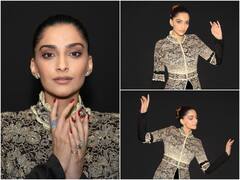 IN PICS | Sonam Kapoor Looks Straight Out Of A Fairytale In This Gorgeous Anamika Khanna Embroidered Gown