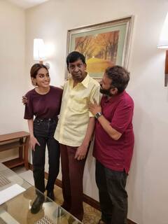 Actor vadivelu pics: தீ - வடிவேலு - சந்தோஷ் நாராயணன்.... என்ன லுக் அங்க..!