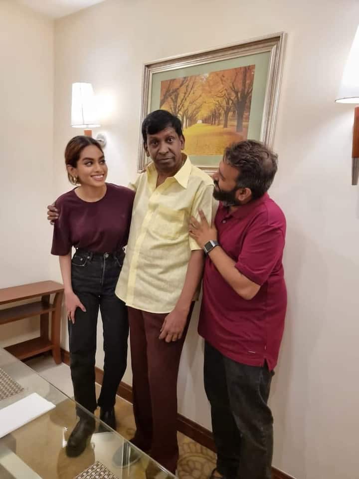 வடிவேலு லுக்கை அசந்து பார்க்கும் தீ , சந்தோஷ் நாராயணன்