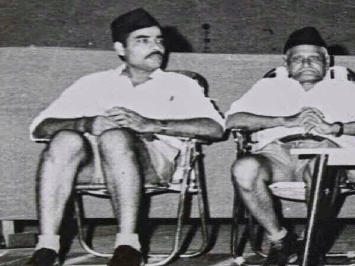 ஆர்.எஸ்.எஸ். கூட்டத்தில் மீசைவைத்த பிரதமர் மோடி