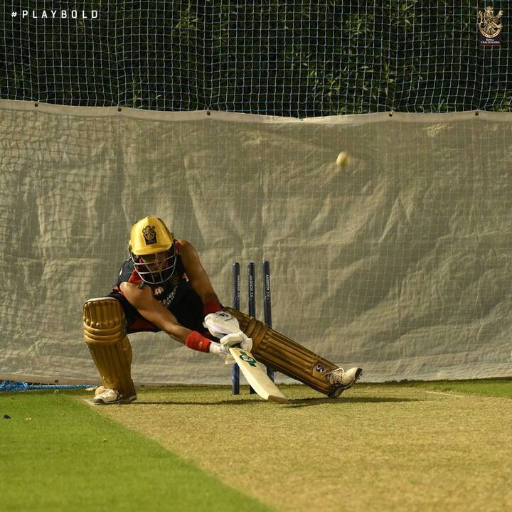 ఏబీ తరహాలో షాట్ ఆడేస్తున్న ఆర్సీబీ ఆటగాడు