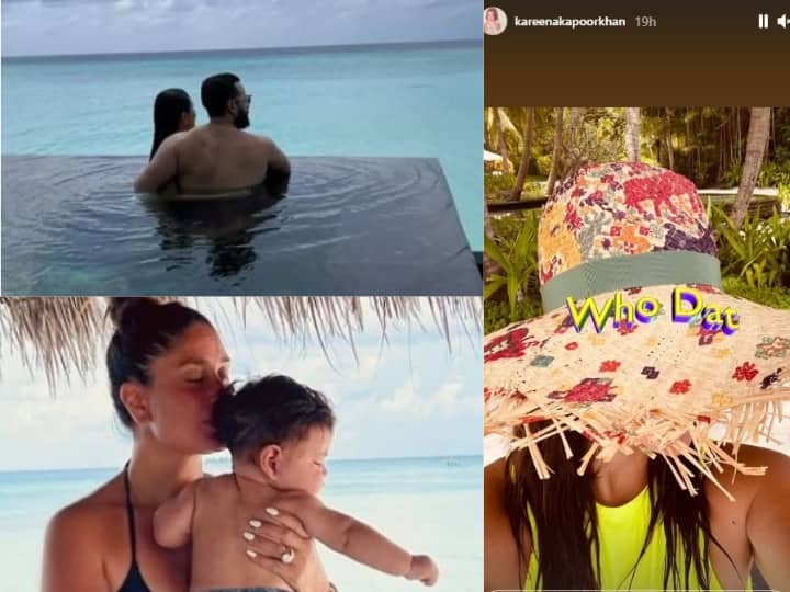 Kareena Kapoor Shares PICS From Her Exotic Beach Vacation With Hubby Saif Ali Khan & Their Kids- Taimur & Jeh Kareena Kapoor Shares PICS From Her Exotic Beach Vacation With Hubby Saif Ali Khan & Their Kids- Taimur & Jeh