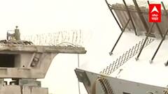 Mumbai Flyover Collapses : मुंबईत निर्माणाधीन उड्डाणपुलाचा स्लॅब कोसळला, 21 मजूर जखमी