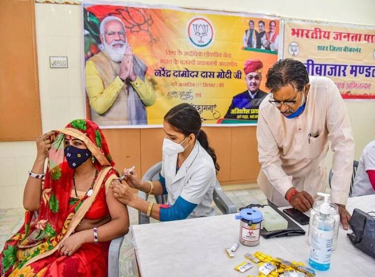 PM modi birthday india set to vaccination record  PM મોદીના જન્મદિવસ પર વેક્સીનેશનનો રેકોર્ડ, 3 વાગ્યા સુધીનો આંકડો એક કરોડ 40 લાખને પાર
