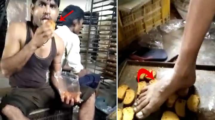 Watch the video and you'll miss the food toast! The man made a sensational 'dirty move'