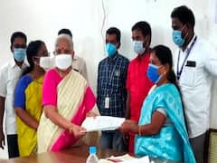 தேர்தலில் போட்டியிடும் மேல்மருவத்தூர் பங்காரு அடிகளார் மனைவி..! மாற்று வேட்பாளராக களமிறங்கிய மகன்..