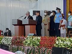 Governor swearing-in | சூழல் ஏற்பட்டால், மாவட்டங்களுக்கு நேர்தில் சென்று ஆய்வு செய்வேன் - புது ஆளுநர் அதிரடி
