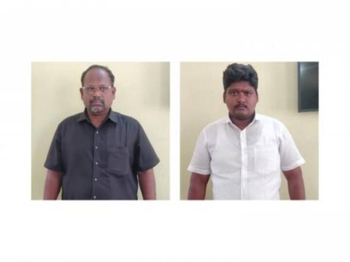 Former AIADMK MLA for Vaniyambadi constituency Sampath Kumar booked for attack on journos . ’கே.சி.வீரமணி வீட்டில் ரெய்டு: ’செய்தியாளரை தாக்கிய 2 பேர் கைது’- முன்னாள் எம்.எல்.ஏ ஓட்டம்!