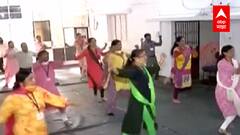 Nagpur : व्यायामुळे शिकवण्याचा उत्साह द्विगुणित, फावल्या वेळात बाई-गुरुजींचा 'झुम्बा डान्स'