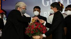 TN Governor Sworn-in clicks: தமிழ்நாடு புதிய ஆளுநர் பதவியேற்பு விழா ஹைலைட்ஸ்