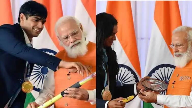 Neeraj Chopra Javelin Crosses Rs 5 Cr on Day One of PM Modi Olympic Gifts e-Auction Lovlina Gloves Fetch 1.9 C Olympic Gifts e-Auction: ই-নিলামের প্রথম দিনেই নীরজের জ্যাভেলিনের দর ছাড়াল ৫ কোটি টাকা
