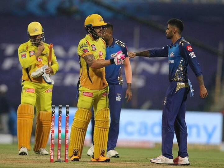 IPL 2021: Mumbai Indians and Chennai Super Kings to Clash in tournament's second phase opener ஐபிஎல்: மும்பையை சம்பவம் செய்த சிஎஸ்கேவின் டாப் 5 வெற்றிகள்!