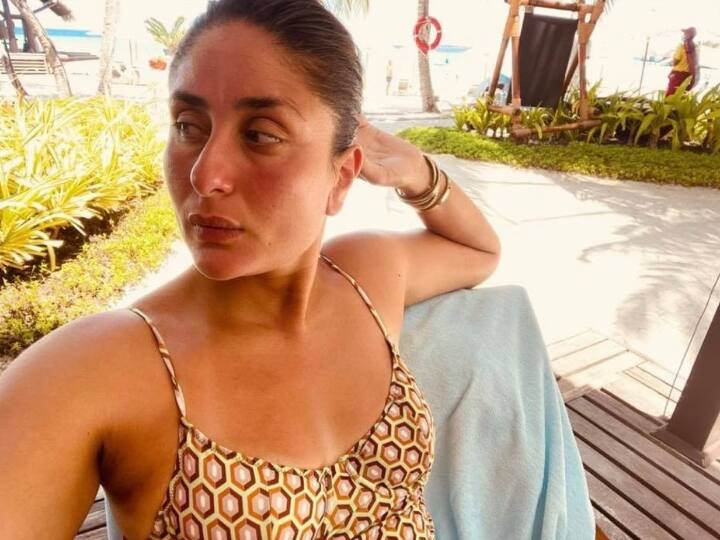 Kareena Kapoor Khan shared a post lunch selfie from Maldives read what she writes Kareena Kapoor Khan Bikini: नहीं थम रहा करीना कपूर खान का मालदीप वैकेशन से बिकिनी लुक्स का सिलसिला, फिर शेयर की ऐसी तस्वीर