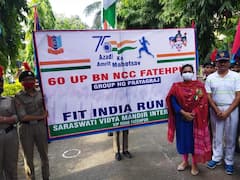 Fatehpur में अमृत महोत्सव के तहत फ्रीडम रन का आयोजन, फिट रहने का दिया मूलमंत्र