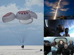 PHOTO : सामान्य लोकांना अंतराळाची सफर घडवणारे SpaceX Mission यशस्वी