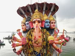 Khairatabad Ganesh Photos: ఖైరతాబాద్ గణపతి శోభాయాత్ర, నిమజ్జనం ఫోటోలు.. ఇదే చివరిసారి చూడండి!