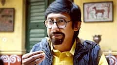 শ্যুটিং ফ্লোরে জনপ্রতিনিধি, কালো কোট-প্যান্টে অচেনা কাঞ্চন মল্লিক