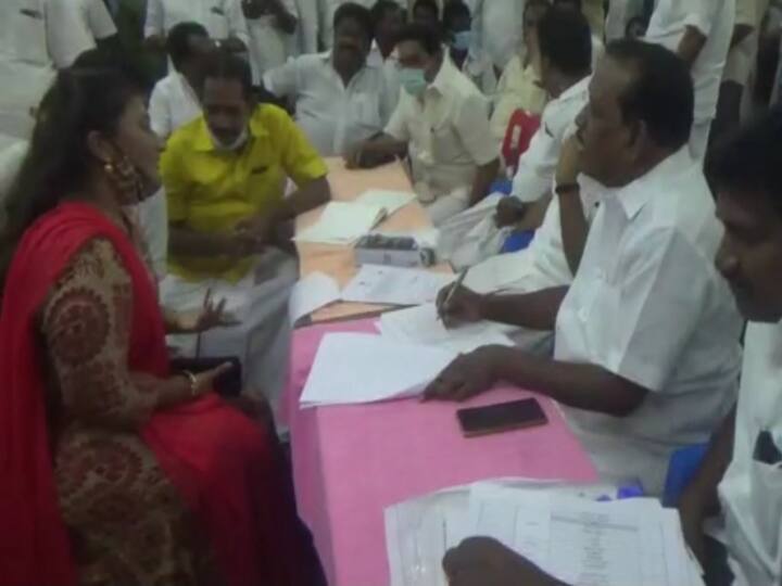 செங்கல்பட்டு : உள்ளாட்சி தேர்தலில் திமுக சார்பில் போட்டியிடும் வேட்பாளர் பட்டியல் இதோ.. Minister Thamo Anparasan has released the list of candidates contesting for the DMK Kanchipuram North District Local election செங்கல்பட்டு : உள்ளாட்சி தேர்தலில் திமுக சார்பில் போட்டியிடும் வேட்பாளர் பட்டியல் இதோ..