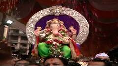 Ganesh Visarjan 2021 : गणेशगल्लीचा राजा विसर्जनासाठी मार्गस्थ, मुंबईचा राजा घेतोय निरोप